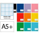 Libreta liderpapel smart a5 plus 32 hojas 75gr rayado nº46 colores surtidos