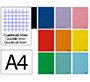 Libreta liderpapel smart a4 48 hojas 75gr cuadro 5mm con margen colores surtidos