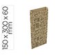 Sobre papel basika kraft reciclado con fuelle estampado libreria tamaño s 150x300 mm paquete de 25 unidades
