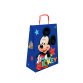 Bolsa para regalo basika papel celulosa 90 gr mickey con asa retorcida tamaño l 320x140x400 mm