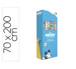 Papel de regalo basika disney mickey and friends rollo ancho 70 cm longitud 2 m diseños surtidos gramaje 60 g