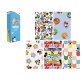 Papel de regalo basika disney mickey and friends rollo ancho 70 cm longitud 2 mt diseños surtidos gramaje 60