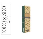 Papel de regalo basika kraft liso rollo ancho 100 cm longitud 3 m gramaje 50 g