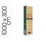 Papel de regalo basika kraft liso rollo ancho 100 cm longitud 3 m gramaje 50 g