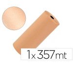 Papel kraft liderpapel marron bobina 1 m x 357 m especial para embalaje peso 25 kg