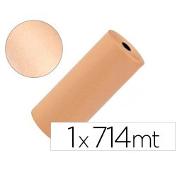 Papel kraft liderpapel marron bobina 1 m x 714 m especial para embalaje peso 50 kg