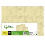 Cartulina marmoleada liderpapel din a4 240gr crema claro paquete de 100 hojas