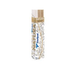 Papel kraft sadipal natura 1x3 mt gramaje 70 gr expositor de 18 rollos color marron + 6 rollos color