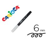 Rotulador carioca jumbo lavable negro punta gruesa 6 mm