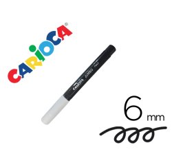 Rotulador carioca jumbo lavable negro punta gruesa 6 mm