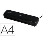 Plastificadora q-connect compacta kf19061 din a4 plastificado caliente/frio luces ready/power 2 rodillos