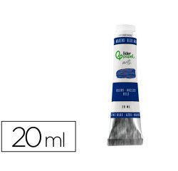 Pintura al oleo liderpapel tubo de aluminio de 20 ml color azul marino