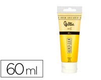 Pintura acrilica liderpapel tubo de plastico de 60 ml color amarillo
