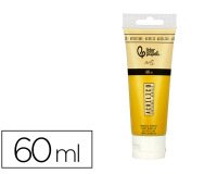 Pintura acrilica liderpapel tubo de plastico de 60 ml color amarillo napoles