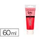 Pintura acrilica liderpapel tubo de plastico de 60 ml color rojo pirrol