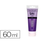 Pintura acrilica liderpapel tubo de plastico de 60 ml color violeta