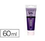 Pintura acrilica liderpapel tubo de plastico de 60 ml color purpura