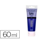 Pintura acrilica liderpapel tubo de plastico de 60 ml color azul marino