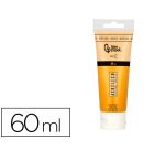 Pintura acrilica liderpapel tubo de plastico de 60 ml color ocre amarillo