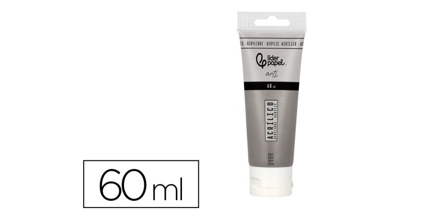 Pintura acrílica liderpapel tubo de plástico de 60 ml