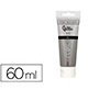 Pintura acrilica liderpapel tubo de plastico de 60 ml color gris