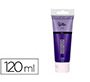 Pintura acrilica liderpapel tubo de plastico de 120 ml color purpura