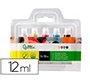 Tempera liderpapel en tubo de alumino de 12 ml estuche de 5 tubos colores primarios