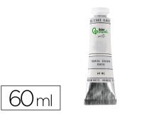 Pintura gouache/tempera liderpapel tubo de aluminio de 60 ml color blanco titanio