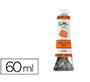 Tempera gouache liderpapel tubo de aluminio de 60 ml color naranja permanente