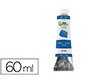 Tempera gouache liderpapel tubo de aluminio de 60 ml color azul