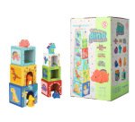 Juego infantil imaginovo cubos apilables nidos dinosaurios +12 meses 12 piezas 13x13x13cm