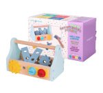 Juego infantil imaginovo madera maletin de herramientas +3 años 18 piezas 21,4x13,2x11cm