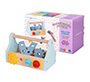 Juego infantil imaginovo madera maletin de herramientas +3 años 18 piezas 21,4x13,2x11cm