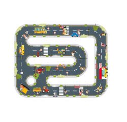 Puzle infantil imaginovo madera ciudad de carretera +3 años 21 piezas 22x22x6,4cm