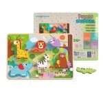 Puzle infantil imaginovo madera 3d animales +12 meses 8 piezas 29,5x22x1,7cm