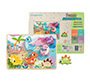 Puzle infantil imaginovo madera 3d dinosaurios +12 meses 8 piezas 29,5x22x1,7cm