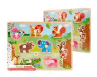 Puzle infantil imaginovo madera animales +18 meses 9 piezas 30x22,5x1,5cm