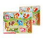 Puzle infantil imaginovo madera animales +18 meses 9 piezas 30x22,5x1,5cm