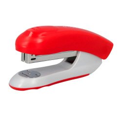 Grapadora q-connect kf14206 plastico abs roja capacidad 20 hojas