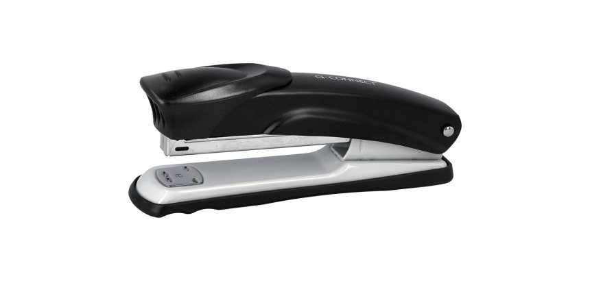 Grapadora q-connect kf14211 metalica negra capacidad 20 hojas