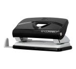 Taladrador q-connect kf14214 negro abertura 1 mm capacidad 10 hojas