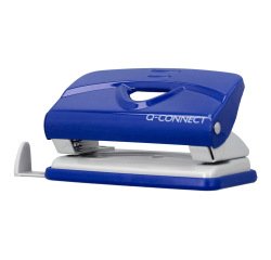 Taladrador q-connect kf14215 azul abertura 1 mm capacidad 10 hojas