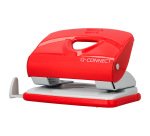 Taladrador q-connect kf14219 rojo abertura 2 mm capacidad 20 hojas