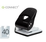 Taladrador q-connect kf14221 2 taladros color negro abertura 3,5 mm capacidad 40 hojas