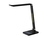 Lampara de oficina q-connect sobremesa profesional abs 40 leds 10 w interruptor sensor 3 niveles color negro
