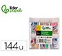 Ojo liderpapel 15 mm blanco con pupila de colores surtidos pack de 144 unidades