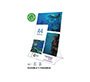 Expositor sobremesa archivo 2000 plegable pet 100% reciclable din a4 vertical transparente 105x210x300 mm