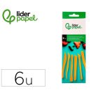 Instrumentos de modelar liderpapel para arcilla y plastilina caja de 6 piezas surtidas