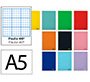 Cuaderno espiral liderpapel a5 smart tapa blanda 80h 75gr rayado nº46 colores surtidos