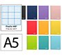 Cuaderno espiral liderpapel a5 witty tapa dura 80h 90gr rayado nº46 con margen colores surtidos